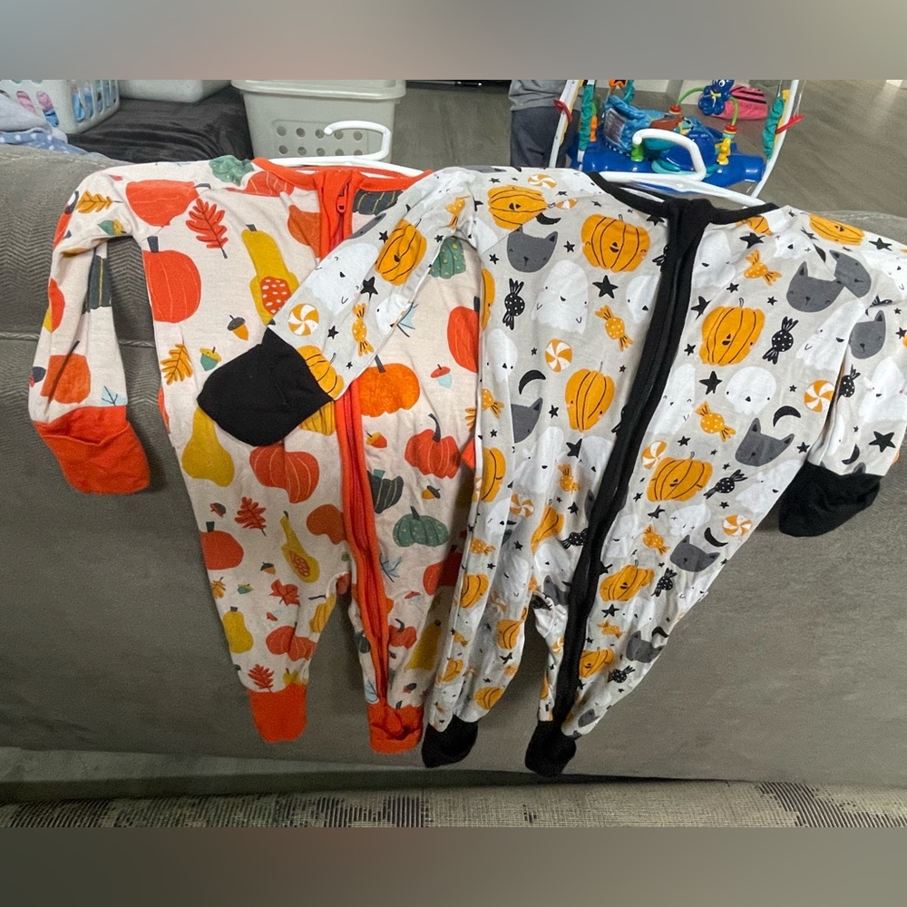 Little Sleepies Zippies Halloween & Thanksgiving